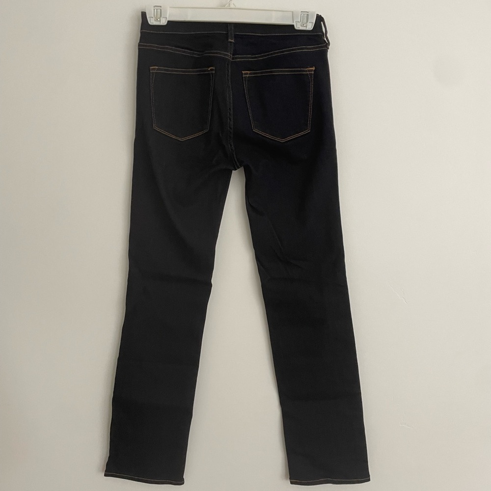 JCrew Factory Stretch Straight Dark Wash Denim Jean NWT Size 25